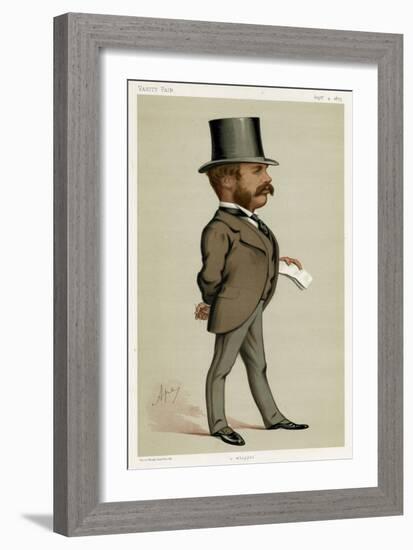 Sir William Hart Dyke MP, Vanity Fair-Carlo Pellegrini-Framed Art Print