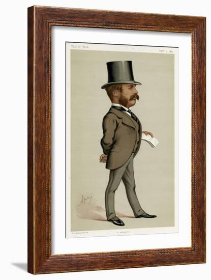 Sir William Hart Dyke MP, Vanity Fair-Carlo Pellegrini-Framed Art Print