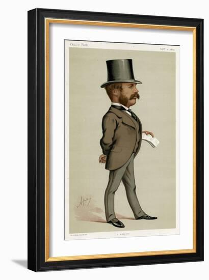 Sir William Hart Dyke MP, Vanity Fair-Carlo Pellegrini-Framed Art Print