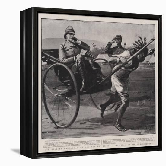 Sir William Maccormac on His Way to Inspect a Hospital at Pietermaritzburg-Sydney Prior Hall-Framed Premier Image Canvas