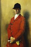 Portrait of Nancy Oswald Smith, Seated Half Length, in a Red Fur-Lined Coat, 1915-Sir William Orpen-Giclee Print