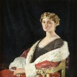 Mrs Hone in a Striped Dress, c.1912-Sir William Orpen-Giclee Print