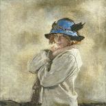 The Blue Hat-Sir William Orpen-Giclee Print