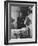 Sir William Osler Reading a Patient's Chart at Bedside as a Nurse Watches, Ca. 1903-null-Framed Photo