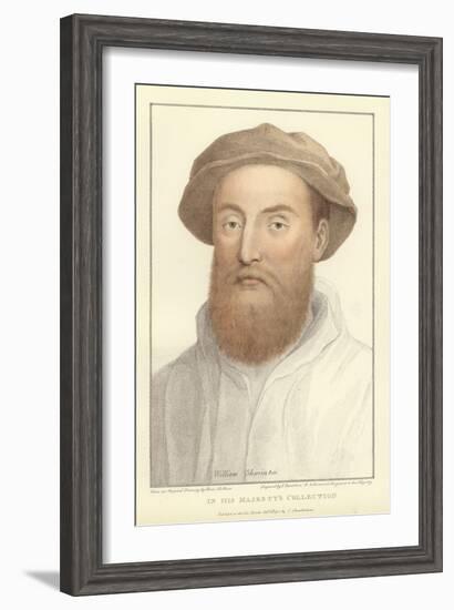 Sir William Sharington-Hans Holbein the Younger-Framed Giclee Print