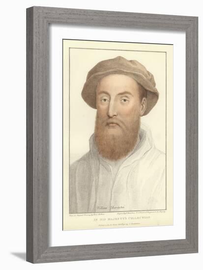 Sir William Sharington-Hans Holbein the Younger-Framed Giclee Print