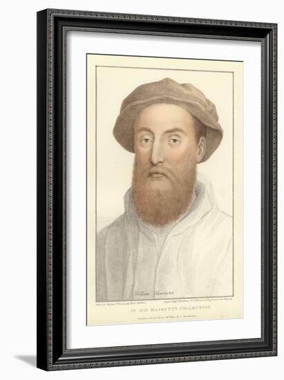 Sir William Sharington-Hans Holbein the Younger-Framed Giclee Print
