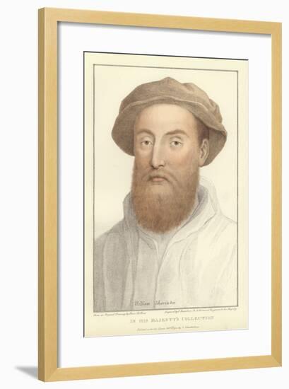 Sir William Sharington-Hans Holbein the Younger-Framed Giclee Print