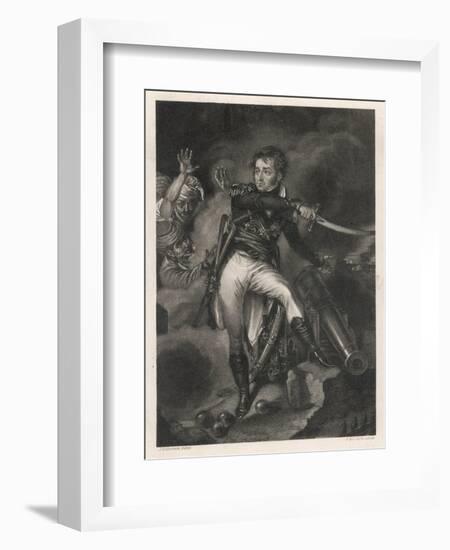 Sir William Sidney Smith Naval Commander, Depicted at the Siege of Acre in Palestine-null-Framed Art Print