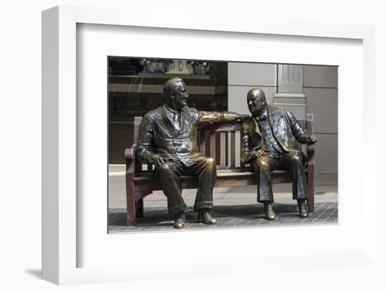 Sir Winston Churchill and President Eisenhower in Mayfair, London, England, United Kingdom-James Emmerson-Framed Photographic Print