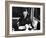 Sir Winston Churchill, Sitting Behind Desk at Chartwell-null-Framed Premium Photographic Print