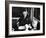 Sir Winston Churchill, Sitting Behind Desk at Chartwell-null-Framed Photographic Print