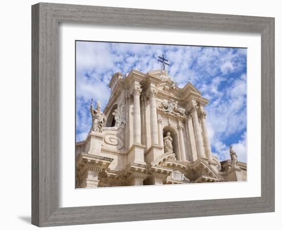Siracusa Cathedral, Syracuse, UNESCO World Heritage Site, Sicily, Italy, Europe-Melissa Kuhnell-Framed Photographic Print