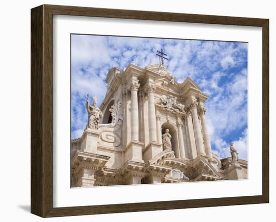 Siracusa Cathedral, Syracuse, UNESCO World Heritage Site, Sicily, Italy, Europe-Melissa Kuhnell-Framed Photographic Print