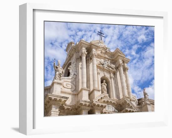 Siracusa Cathedral, Syracuse, UNESCO World Heritage Site, Sicily, Italy, Europe-Melissa Kuhnell-Framed Photographic Print