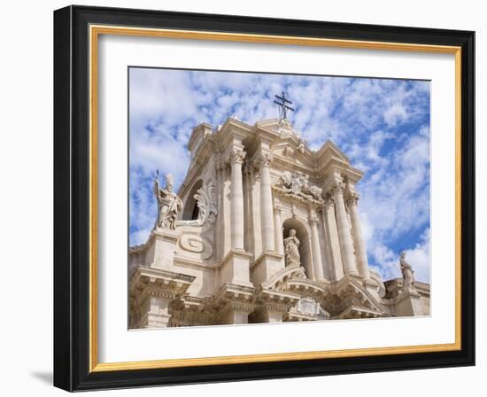 Siracusa Cathedral, Syracuse, UNESCO World Heritage Site, Sicily, Italy, Europe-Melissa Kuhnell-Framed Photographic Print