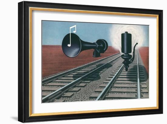 Siren and Whistle-null-Framed Premium Giclee Print