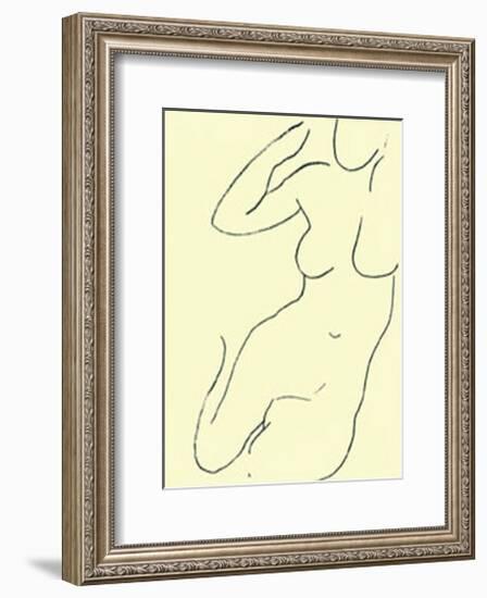 Sirene, c.1949-Henri Matisse-Framed Serigraph