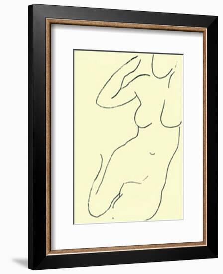 Sirene, c.1949-Henri Matisse-Framed Serigraph