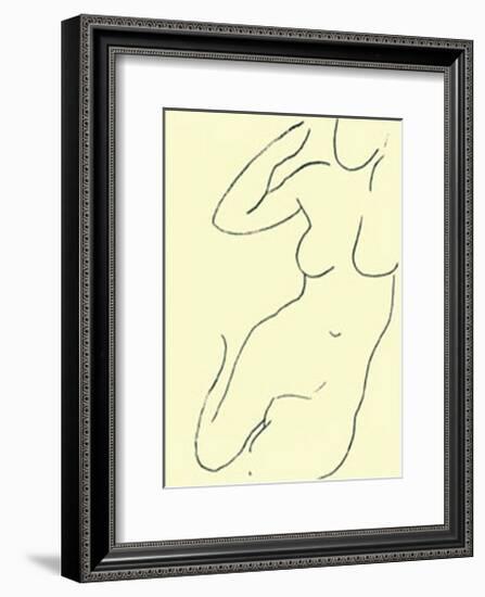 Sirene, c.1949-Henri Matisse-Framed Serigraph