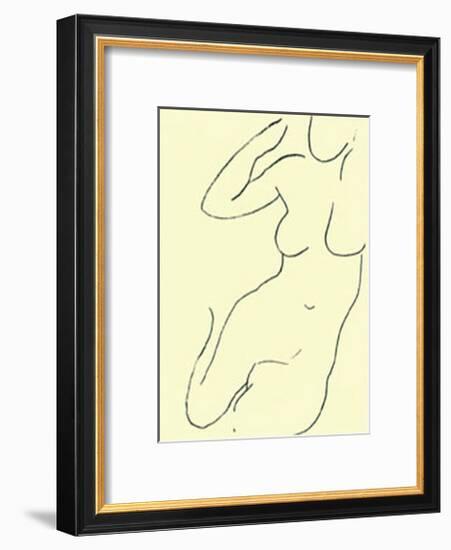 Sirene, c.1949-Henri Matisse-Framed Serigraph