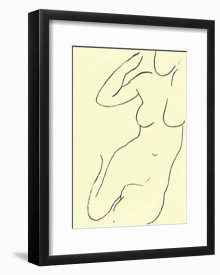 Sirene, c.1949-Henri Matisse-Framed Serigraph