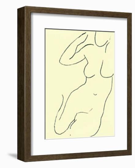 Sirene, c.1949-Henri Matisse-Framed Serigraph