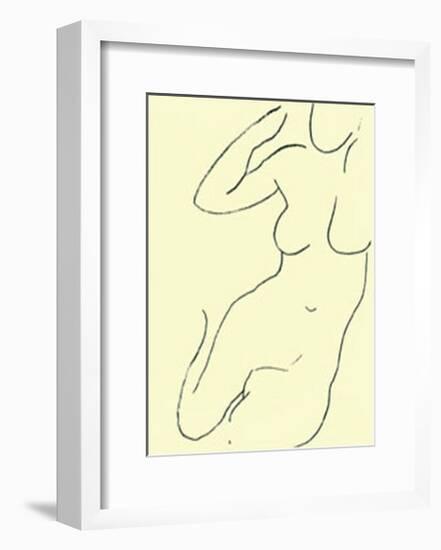 Sirene, c.1949-Henri Matisse-Framed Serigraph