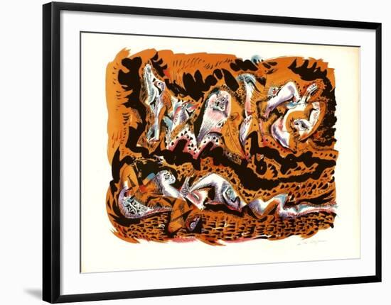 Sirenes-André Masson-Framed Premium Edition