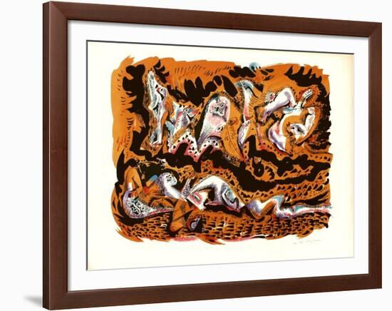 Sirenes-André Masson-Framed Premium Edition