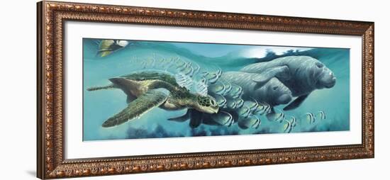 Sirens ‘A Sea-Durwood Coffey-Framed Giclee Print