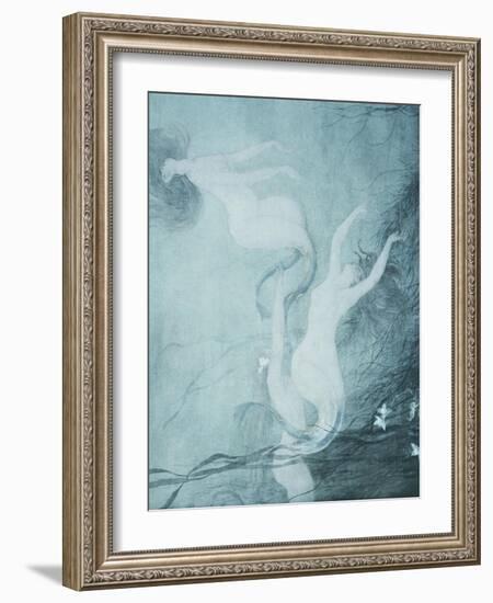 Sirens, Watercolour, 1897, French-Louis Maurice Boutet De Monvel-Framed Giclee Print