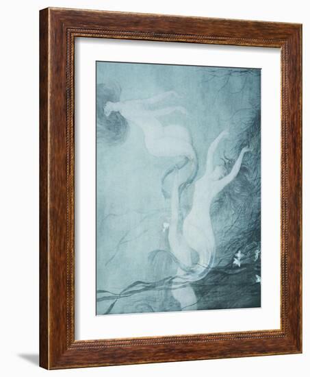 Sirens, Watercolour, 1897, French-Louis Maurice Boutet De Monvel-Framed Giclee Print