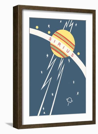 Sirius and Planet--Framed Giclee Print