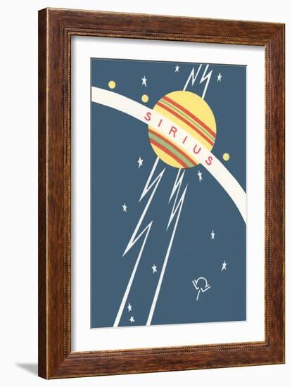 Sirius and Planet-null-Framed Giclee Print