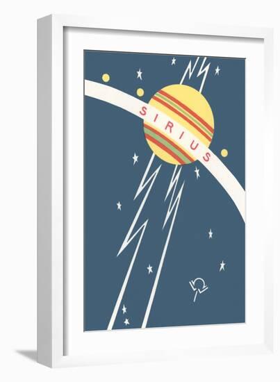 Sirius and Planet-null-Framed Giclee Print