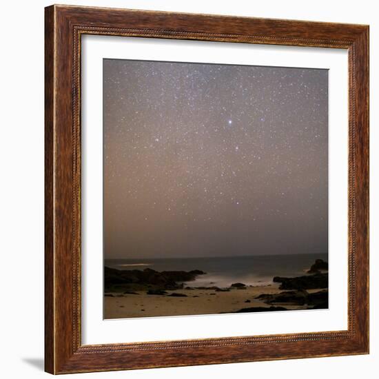 Sirius In Canis Major Over a Beach-Laurent Laveder-Framed Premium Photographic Print