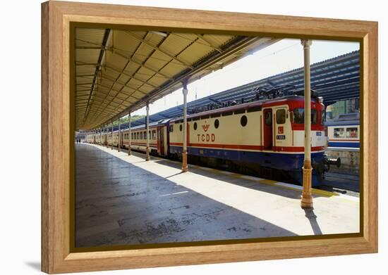 Sirkeci Gar (Central Railway) Railway Station Former Terminal Stop of the Orient Express-Simon Montgomery-Framed Premier Image Canvas