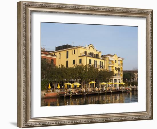 Sirmione, Lake Garda, Lombardy, Italian Lakes Italy, Europe-Sergio Pitamitz-Framed Photographic Print