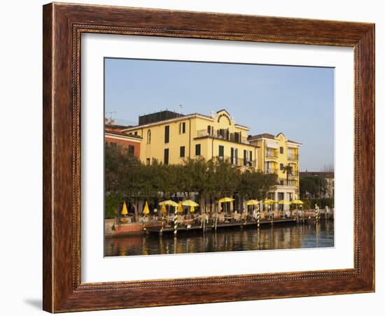 Sirmione, Lake Garda, Lombardy, Italian Lakes Italy, Europe-Sergio Pitamitz-Framed Photographic Print