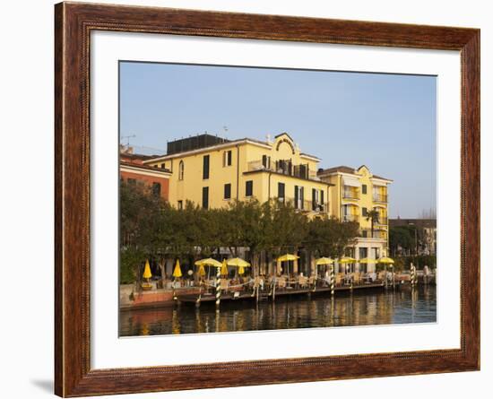 Sirmione, Lake Garda, Lombardy, Italian Lakes Italy, Europe-Sergio Pitamitz-Framed Photographic Print