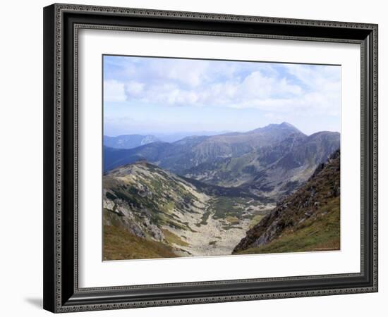 Siroka Valley Dominated by Dumbier Peak, 2043M, in Low Tatry, Nizke Tatry, Zilina Region, Slovakia-Richard Nebesky-Framed Photographic Print