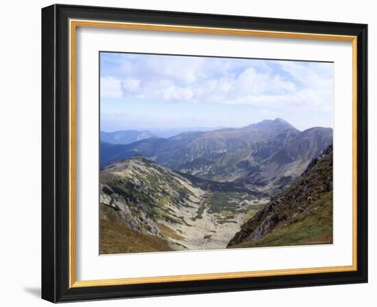 Siroka Valley Dominated by Dumbier Peak, 2043M, in Low Tatry, Nizke Tatry, Zilina Region, Slovakia-Richard Nebesky-Framed Photographic Print