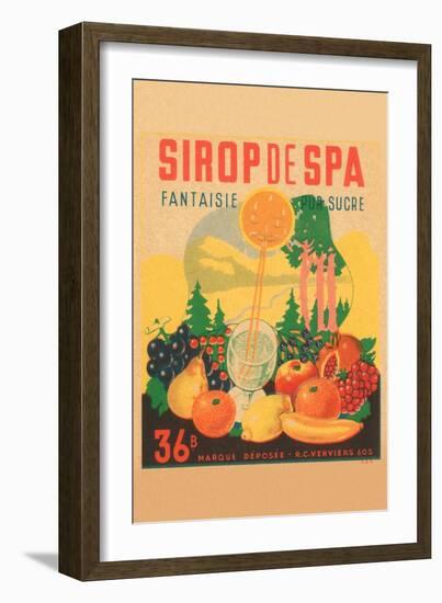 Sirop De Spa-null-Framed Art Print