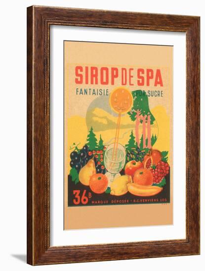 Sirop De Spa-null-Framed Art Print