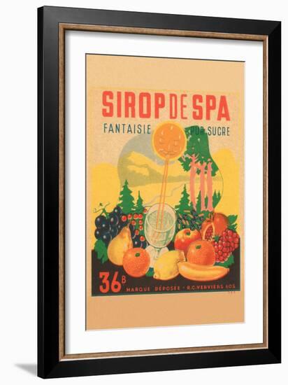 Sirop De Spa-null-Framed Art Print