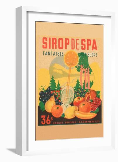 Sirop De Spa-null-Framed Art Print