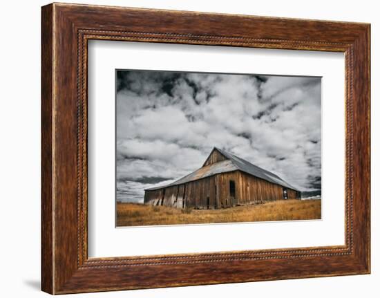 Siskiyou County Barn-David Winston-Framed Giclee Print