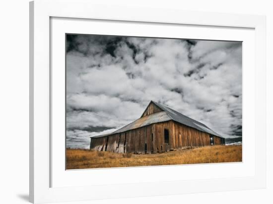 Siskiyou County Barn-David Winston-Framed Giclee Print