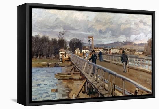 Sisley: Foot-Bridge, 1872-Alfred Sisley-Framed Premier Image Canvas